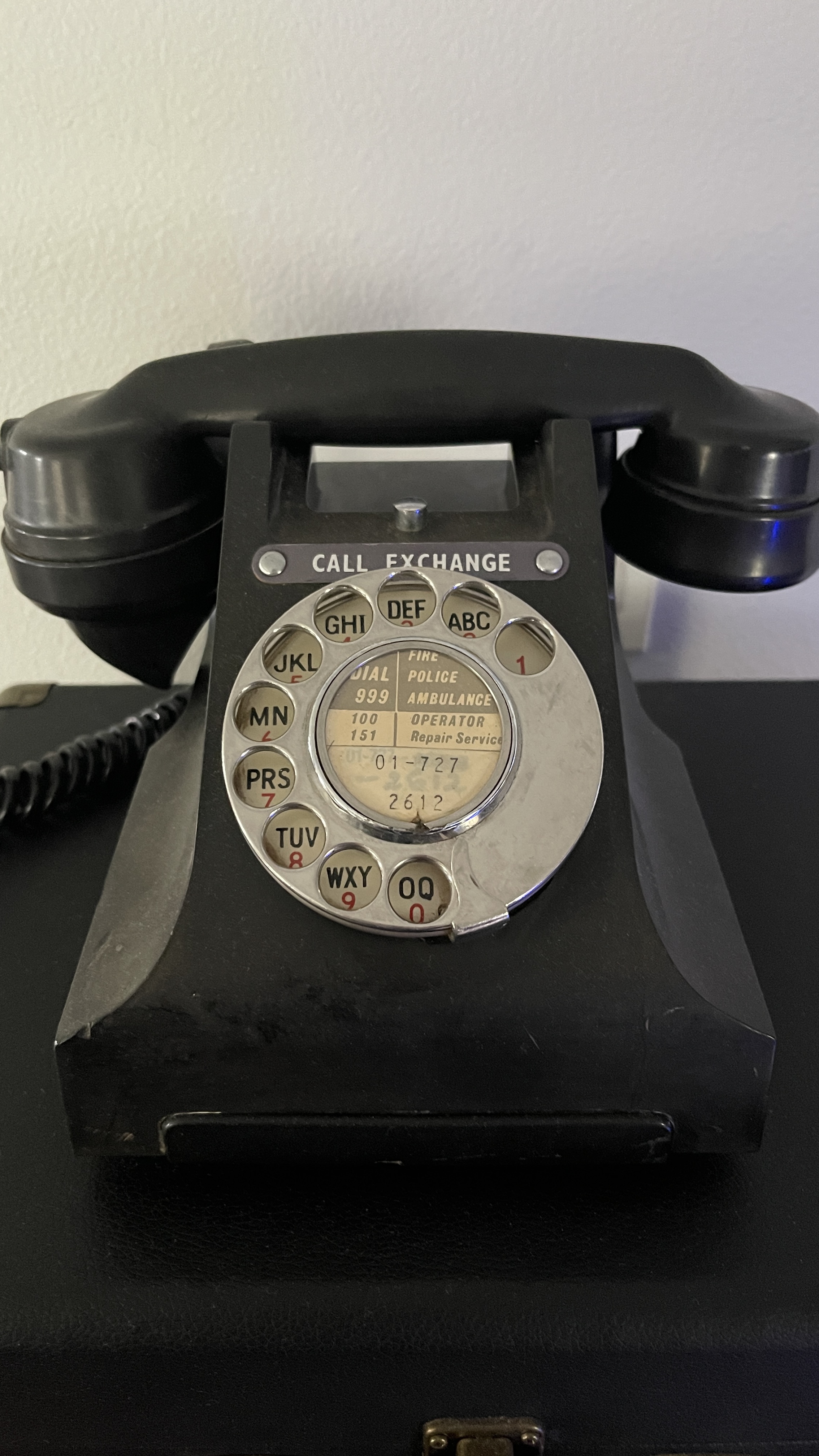 1940's British Rotary Dial Phone