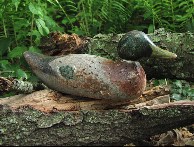 Wooden Decoy Duck